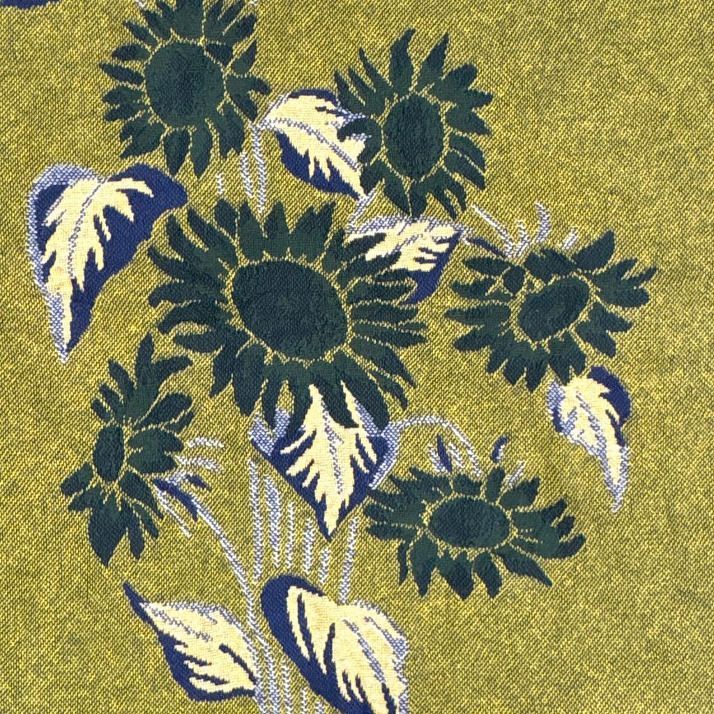 vintageラグ ブランケット マルチカバー タペストリー ひまわり サン