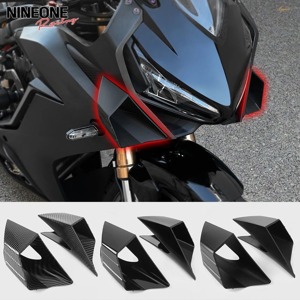 ホンダ CBR650R 2019-2023 フロントウィングレット フェアリング エアロウィングレット サイドカバー エアロダイナミックウィング GSX250R