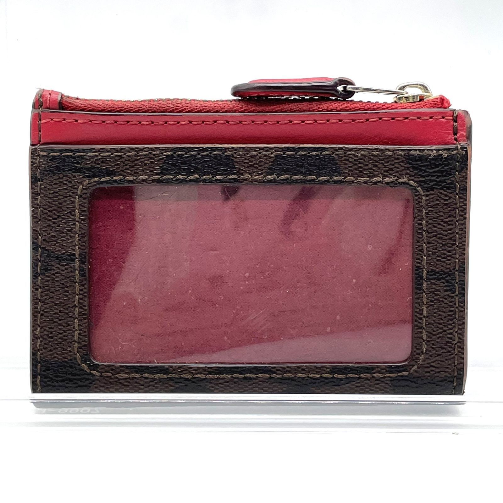 コーチ COACH カードケース コインケース キーリング付き シグネチャー 