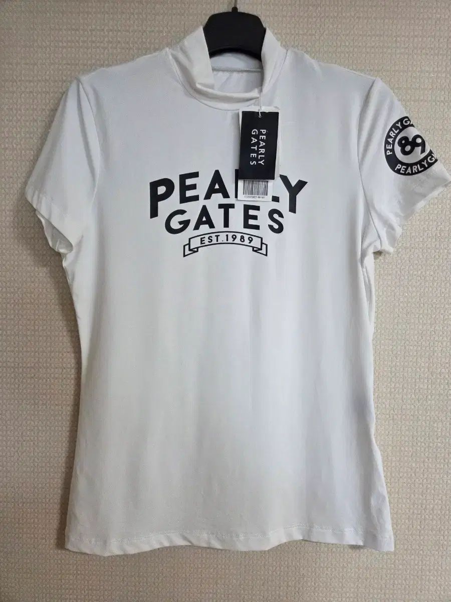 パーリーゲイツ 半袖 カラーTシャツ 白
