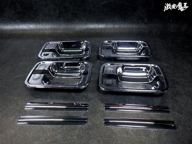 【美品！ 即発送！】スズキ DA64V エブリィ バン ドアハンドル交換用 クロームメッキ ドアハンドル ドアノブ メッキ カバー 4点 セット