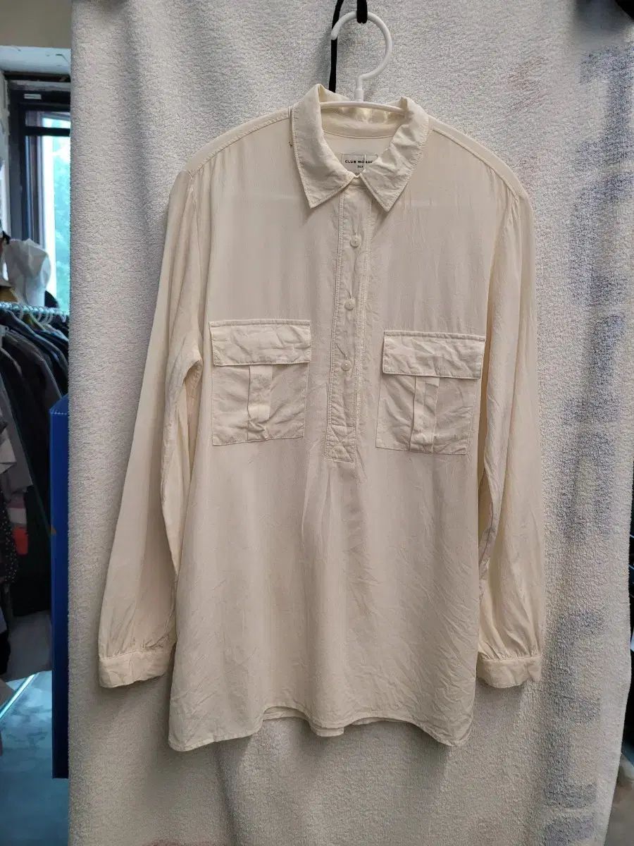 Club Monaco クラブモナコ 薄い シルク ブラウス レディース M