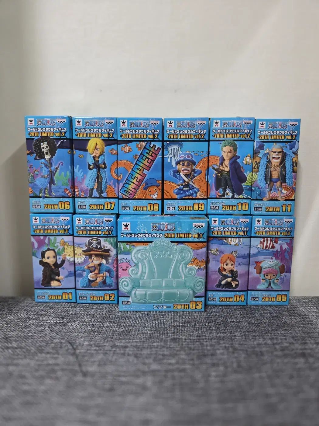 ワールドコレクタブル WCF ONE PIECE ワールドコレクタブル 20周年限定モデル フルセット出品