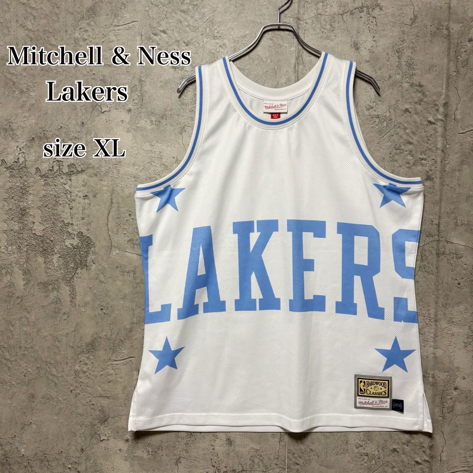 極美品 ミッチェルアンドネス バスケジャージ タンクトップ オーバーサイズ XL 極美品 ミッチェルアンドネス Mitchell&Ness バスケジャージ タンク