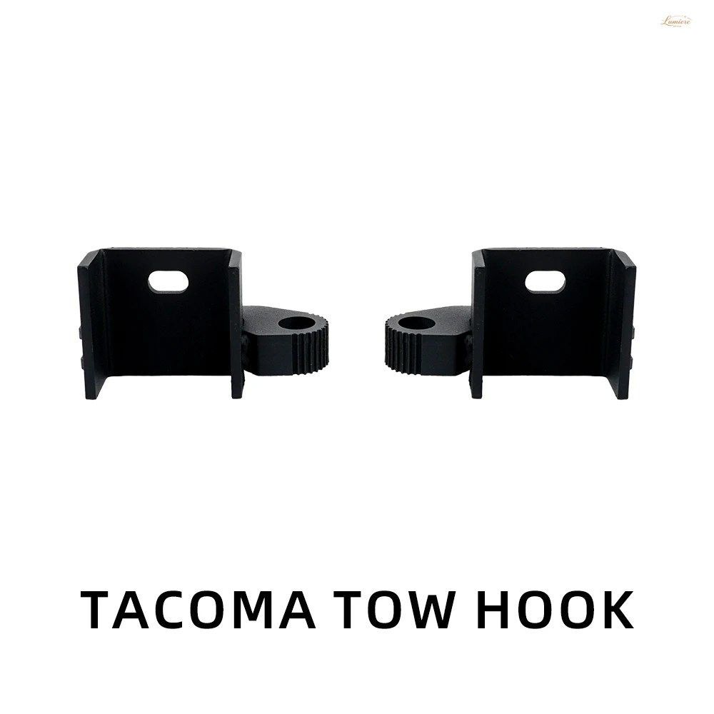 トヨタ タコマ 2009-2023 対応 3/4インチ シャックルマウント付きフロント牽引フックブラケット カスタムパーツ