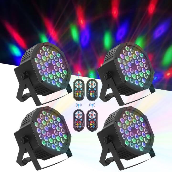 ステージライト LED 舞台照明 36W RGB DMX512 音声起動 自走モード リモコン付き ディスコライト パーティー DJ クラブ 演出用 スポットライト KTV送料無料 e5b8c5be