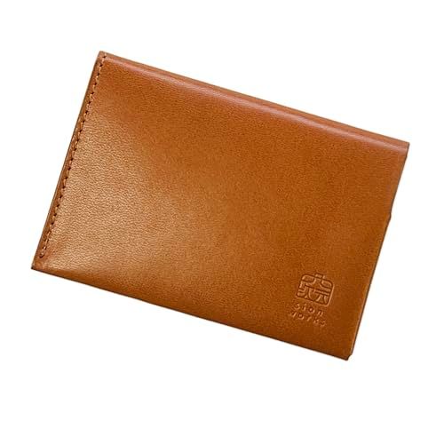 [sion works] 開けない 名刺入れ スライドサム 30 / Slide Thumb 30 薄型 4mm 本革 1秒で取り出せる 30枚収納可 本革 レザー 栃木レザー イタリアンレザー メンズ レディース ユニセックス 日本製 国産 3a4ea73f
