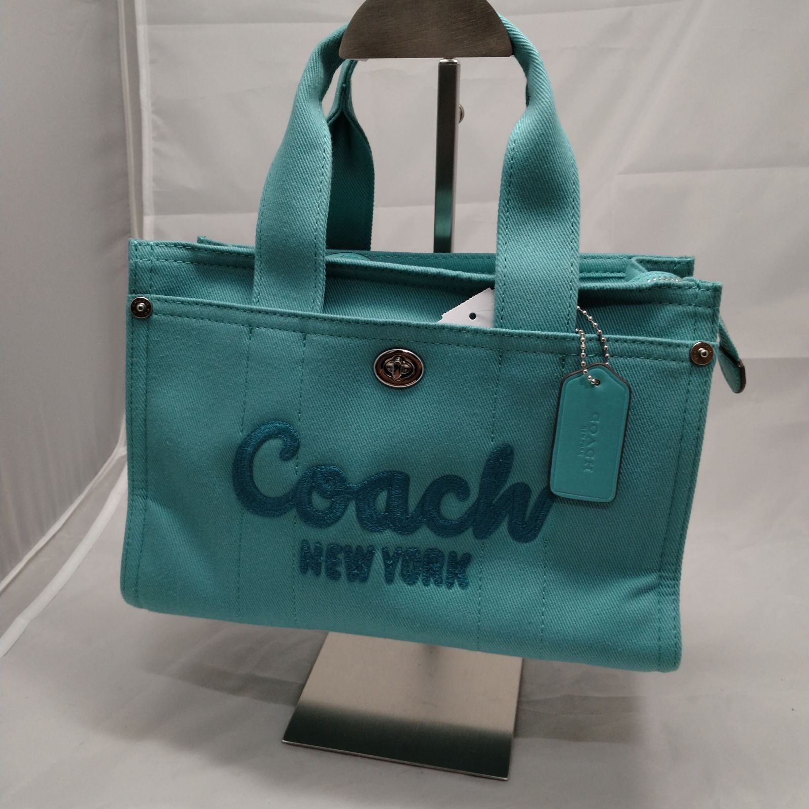 【新品未使用】COACH ミントグリーン ショルダーバッグ