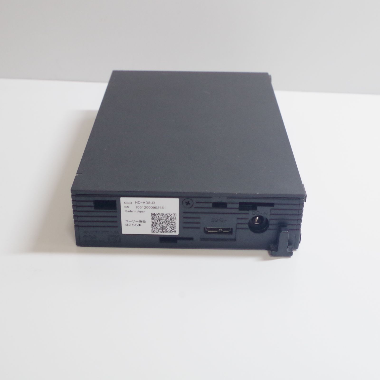 Buffalo HD-AD8U3 8TB 外付けHDD 動作確認済 初期化済 BUFFALO HD-AD8U3 8TB 外付けHDD【要確認】 - メルカリ