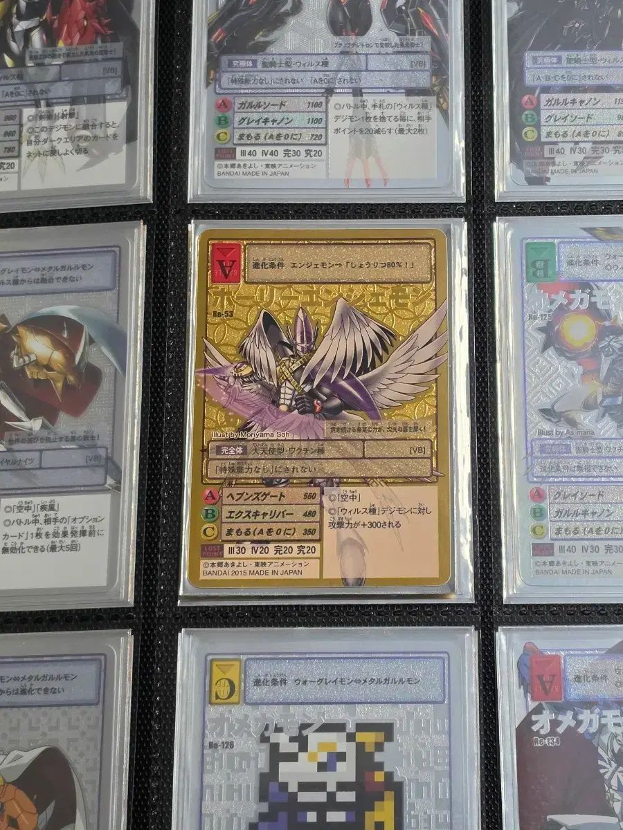 デジタルモンスター カード ホーリーエンジェルモン GOLD エッチング Re-53