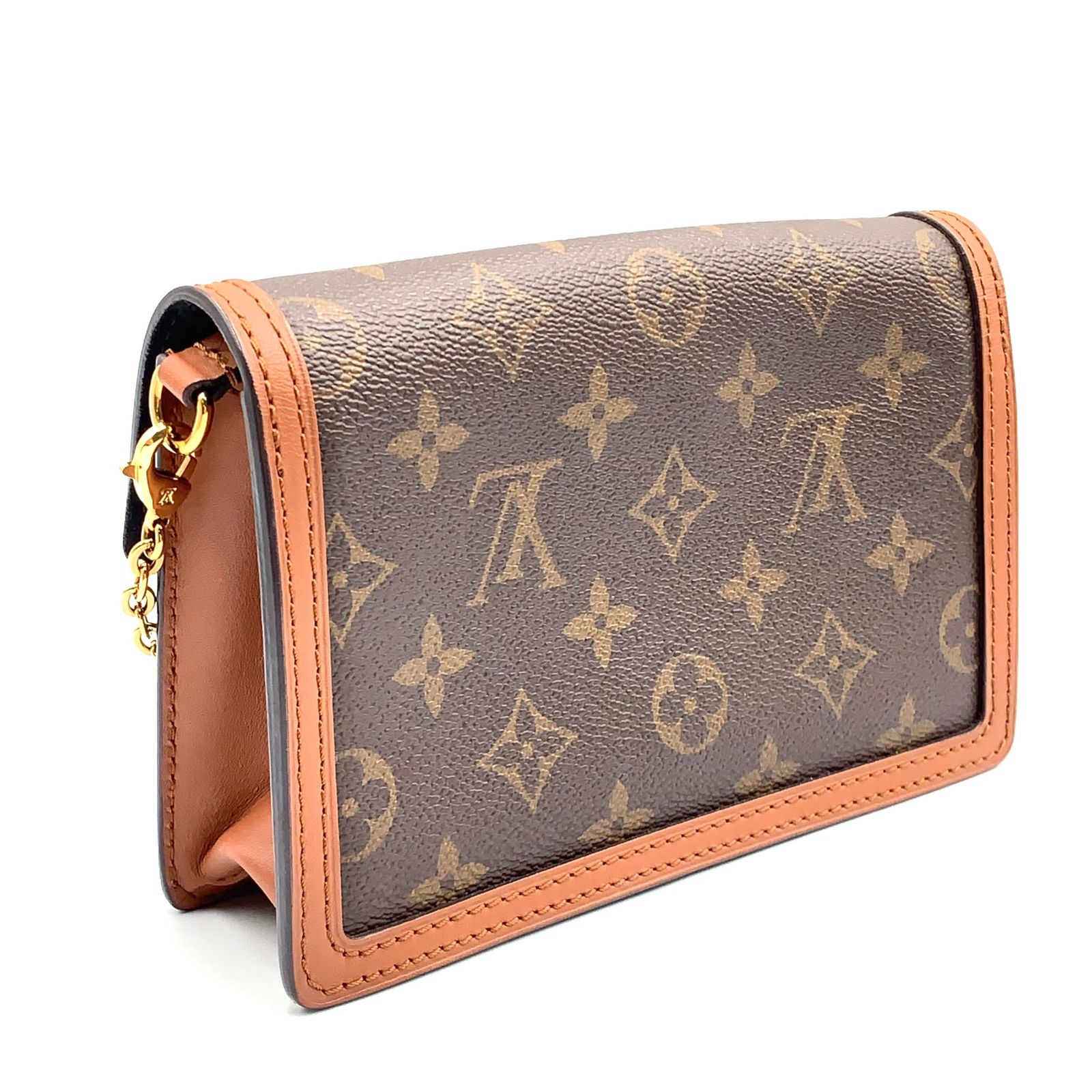 新着】LOUIS VUITTON ポルトフォイユ ドーフィーヌ モノグラムリバース