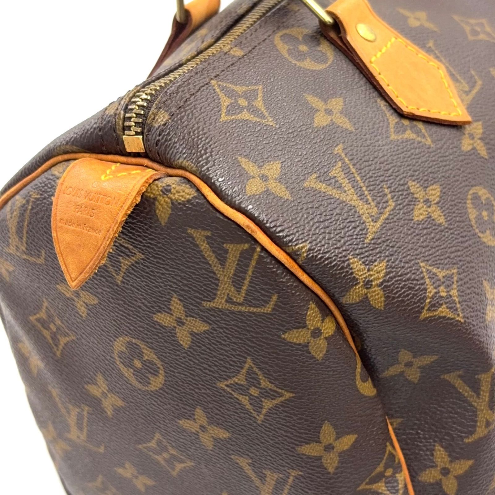 新着】LOUIS VUITTON スピーディ30 モノグラム モノグラム レザー、PVC