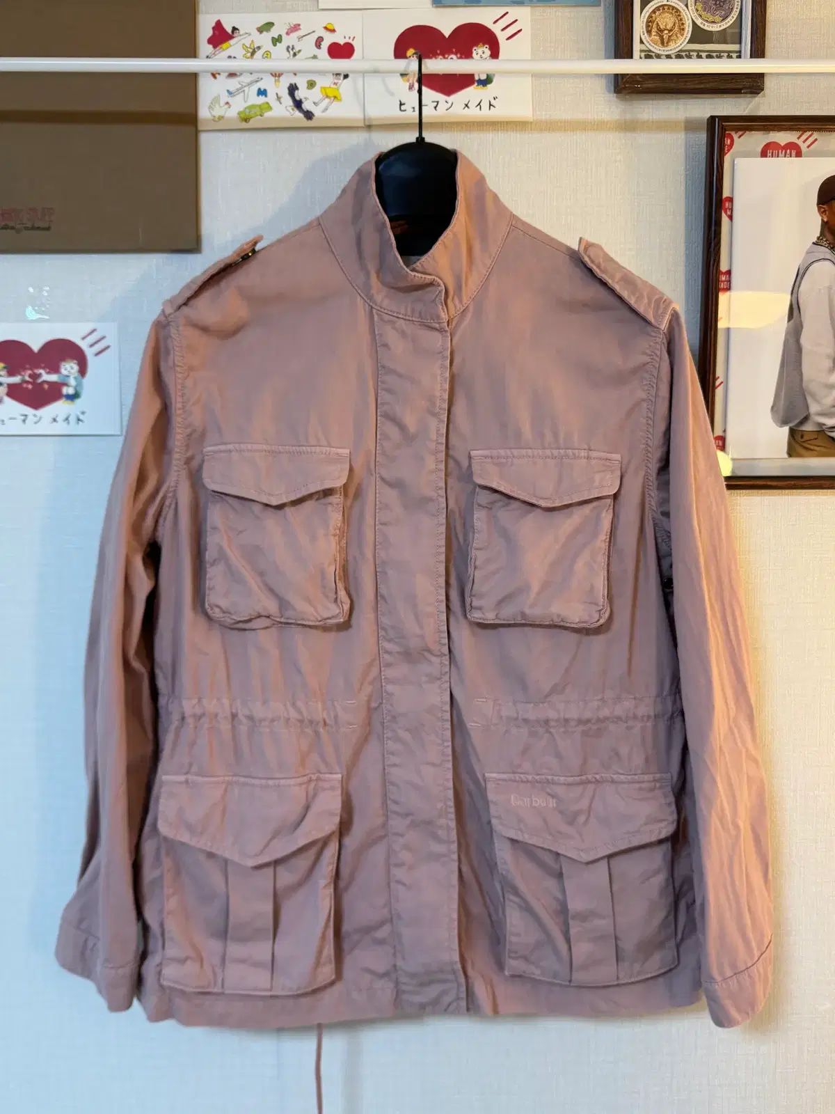 (36)BARBOUR International Utility ジャケット ピンク