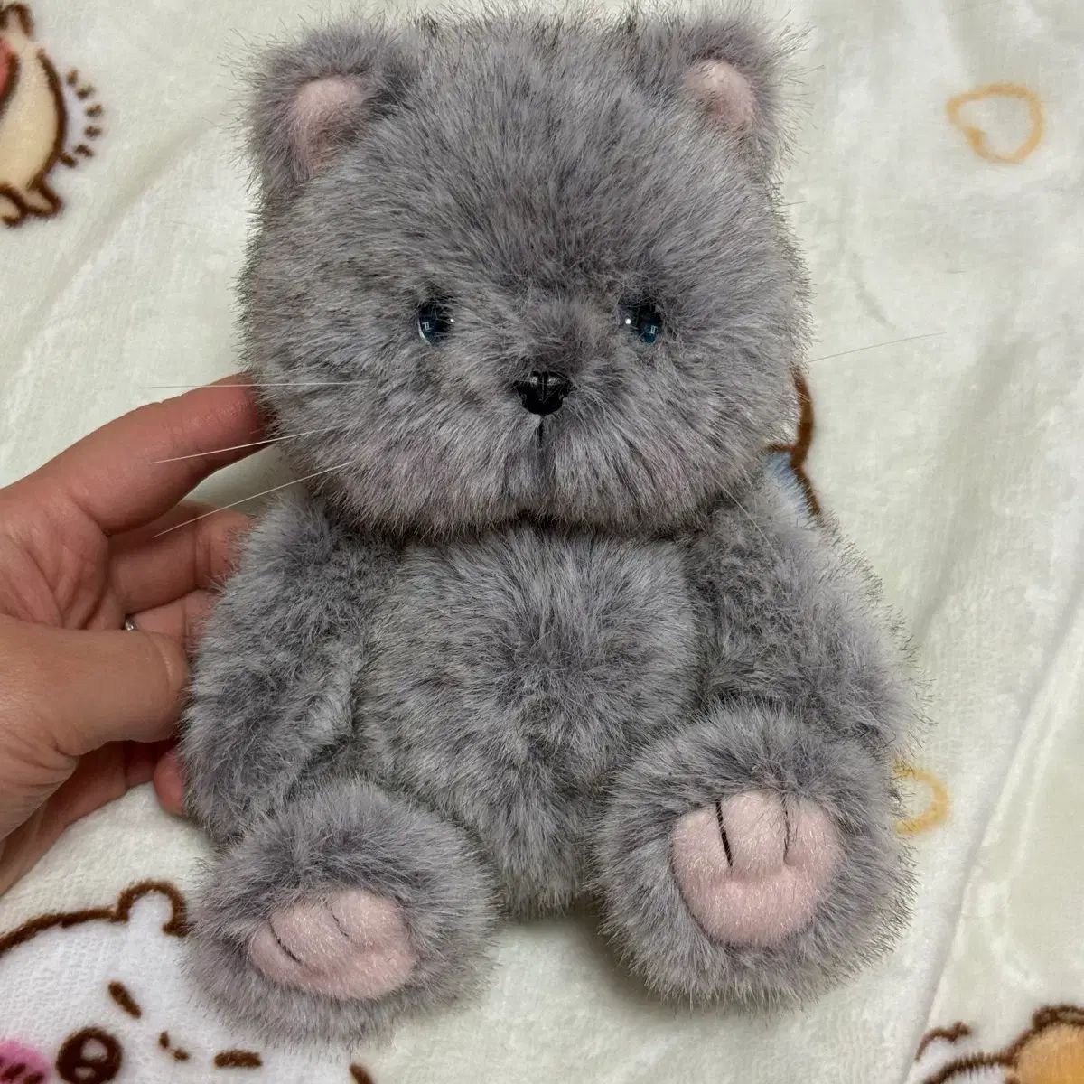 テディテイルズ レナキャット グレー냥 レア s ぬいぐるみ 中国版