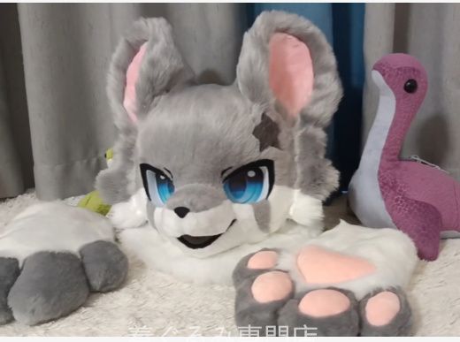 犬　猫　着ぐるみ ヘッド全頭　ヘッド ケモノ ファースーツ ぬいぐるみ コスプレ コスチューム Kurumi 一点物 C565