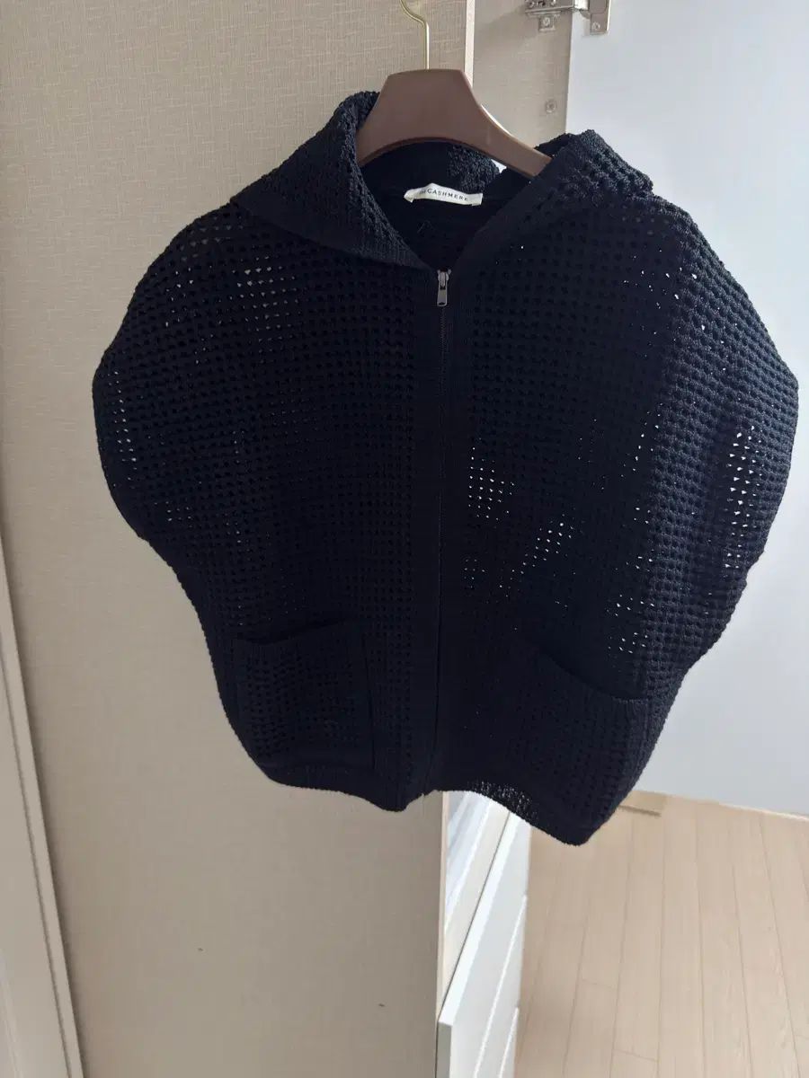 the CASHMERE WHO クロシェ ジップアップ The HANDSOME