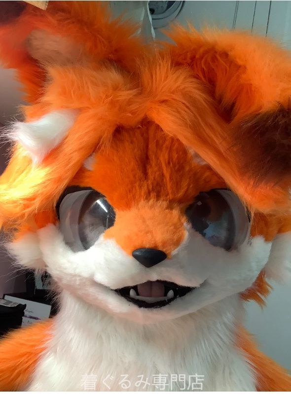 犬　猫　着ぐるみ ヘッド全頭　ヘッド ケモノ ファースーツ ぬいぐるみ コスプレ コスチューム Kurumi 一点物 C570