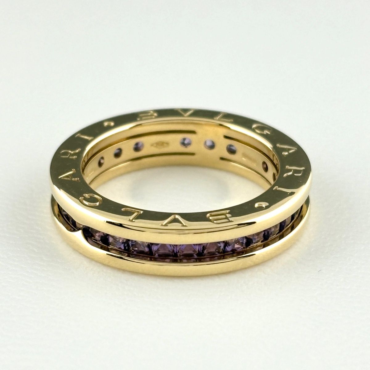 ブルガリ BVLGARI ビーゼロワン リング YG イエローゴールド 指輪 