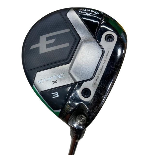 【中古】 キャロウェイ ELYTE X 3W フェアウェイウッド FW 純正特注シャフト (フレックスX) メンズ 男性用 右利き 右用 Cランク ゴルフクラブ