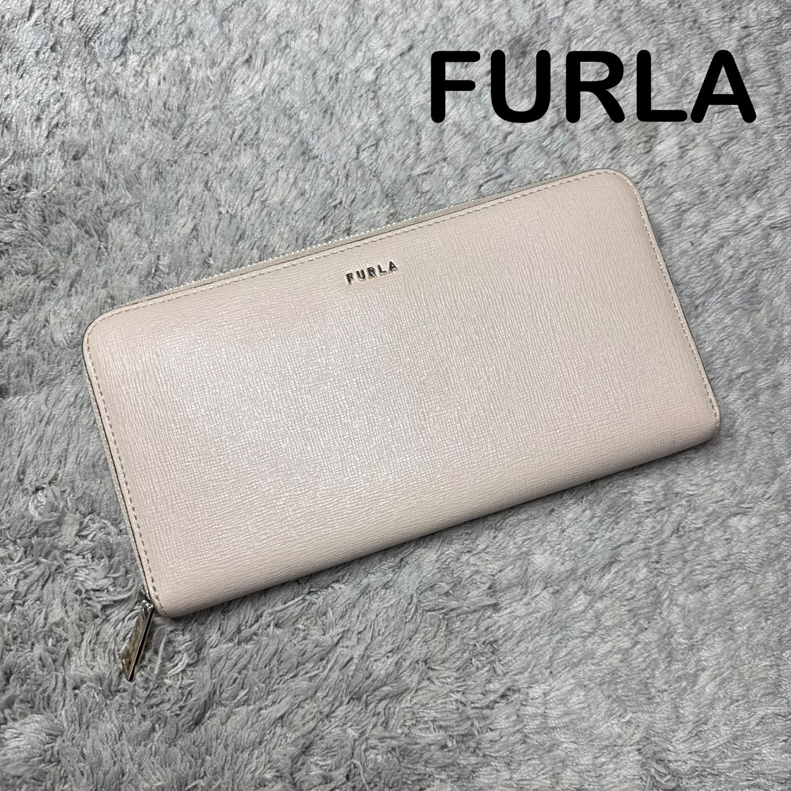 FURLA フルラ 長財布 ラウンドファスナー レザー - メルカリ