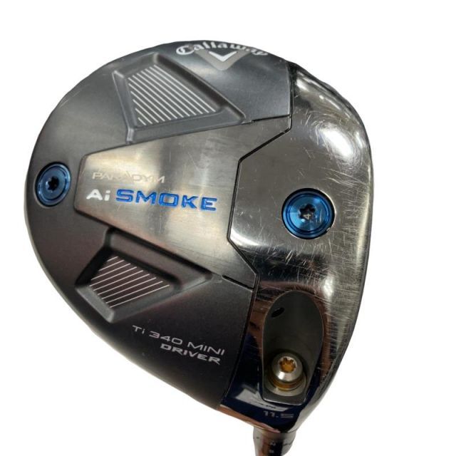 【中古】 キャロウェイ PARADYM Ai SMOKE Ti 340 MINI 11.5° ドライバー DR TENSEI 60 for CW(Ai SMOKE DR) (フレックスS) メンズ 男性用 右利き 右用 Cランク ゴルフクラブ