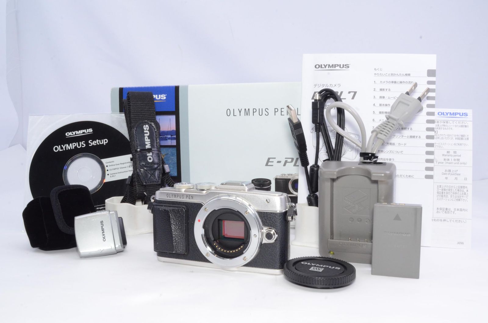 OLYMPUS ミラーレス一眼 PEN E-PL7 ボディ シルバー PEN E-PL7 BODY SLV