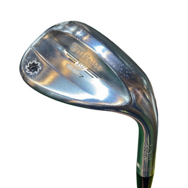 【中古】 タイトリスト VOKEY SPIN MILLED SM7 ツアークロム 60°/12°D ウェッジ WG リシャフト (フレックスその他) メンズ 男性用 右利き 右用 Cランク ゴルフクラブ