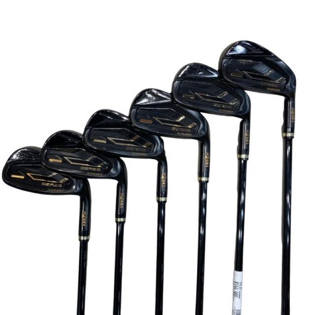 【中古】 本間ゴルフ BERES BLACK(2024) 6S アイアンセット IR ARMRQ FX BLACK(IR) (フレックスR) メンズ 男性用 右利き 右用 Cランク ゴルフクラブ