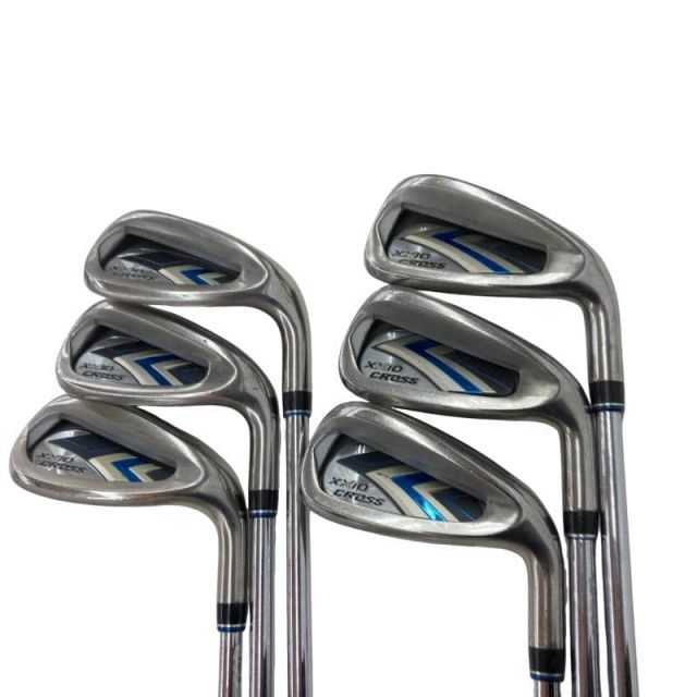 【中古】 ダンロップ XXIO CROSS(2021) 7S アイアンセット IR NS PRO 860GH D.S.T for XXIO (フレックスS) メンズ 男性用 右利き 右用 Dランク ゴルフクラブ
