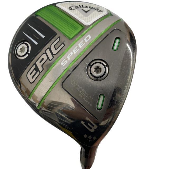 【中古】 キャロウェイ EPIC SPEED◆◆◆ T 3W フェアウェイウッド FW 純正特注シャフト (フレックスS) メンズ 男性用 右利き 右用 Cランク ゴルフクラブ