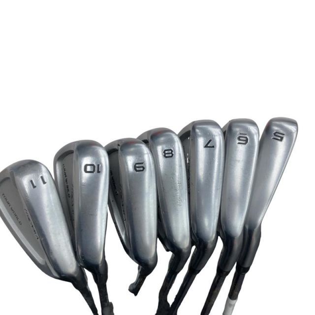 【中古】 本間ゴルフ TOUR WORLD TW727P FORGED 8S アイアンセット IR 純正特注シャフト (フレックスS) メンズ 男性用 右利き 右用 Dランク ゴルフクラブ