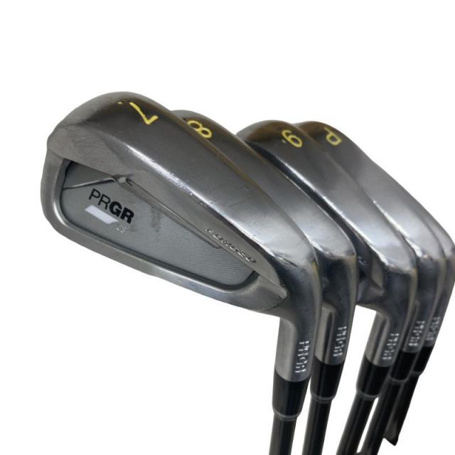 【中古】 プロギア PRGR 03 5S アイアンセット IR Diamana FOR PRGR(2022 IR) (フレックスSR) メンズ 男性用 右利き 右用 Cランク ゴルフクラブ