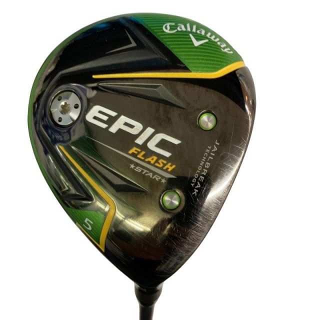 【中古】 キャロウェイ EPIC FLASH STAR 5W フェアウェイウッド FW Speeder EVOLUTION for CW(フェアウェイ) (フレックスS) メンズ 男性用 右利き 右用 Cランク ゴルフクラブ