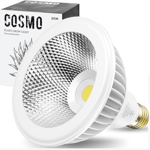 【グリーンアドバイザー推薦】BRIM(ブリム) COSMO UV 20W 植物育成ライト フルスペクトル 高PPFD 高力率 高演色性 植物用LEDライト 省エネ設計 長寿命 E26口金 反射板付き 集光レンズなし WH 暖色系 4000Ka 2c12ef39