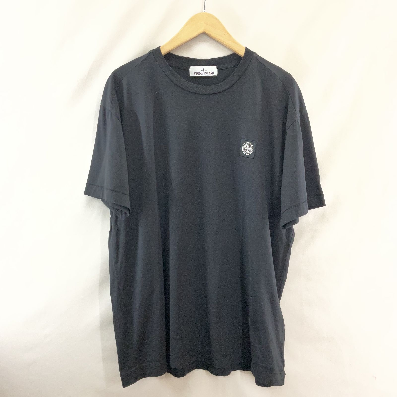 STONE ISLAND (ストーンアイランド) 101524113 CREWNECK T-SHIRT コンパスパッチ クルーネックTシャツ XL【I0183-005】220