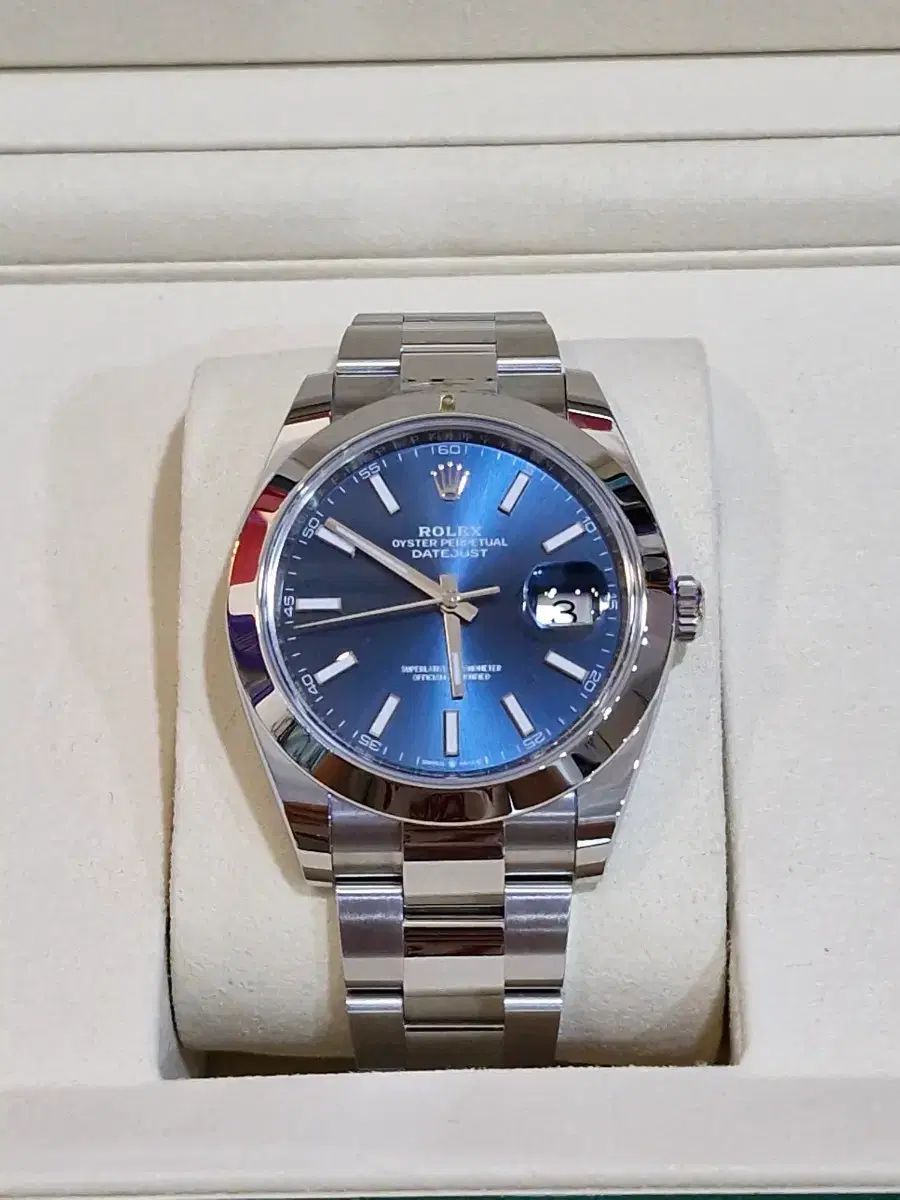 ROLEX デイジャスト41 デニム盤 国内 フルセット