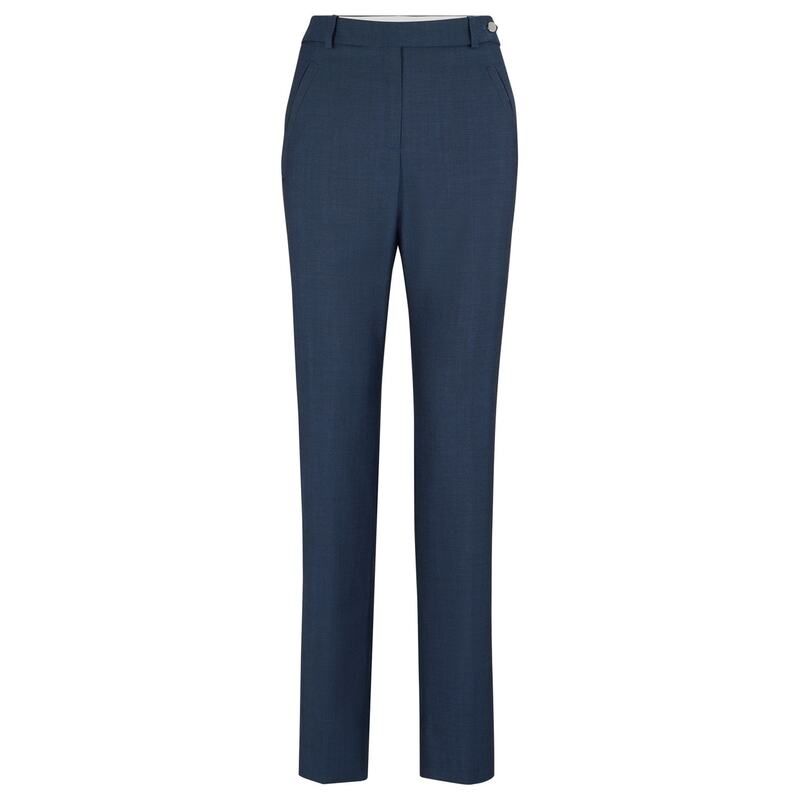 ボス レディース ボトムス カジュアルパンツ Boss Tanuri 10260312 01 Open Blue ブルー