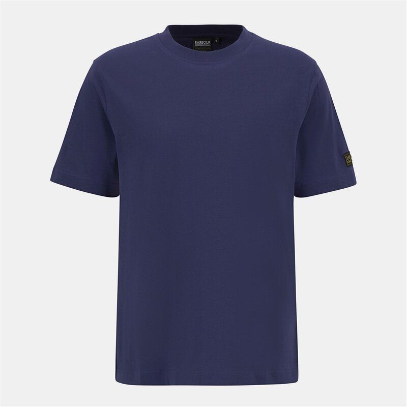 バブアー メンズ トップス Tシャツ Barbour International TShirt Pigment Navy ネイビー