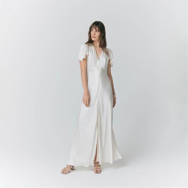 ゴースト レディース トップス ワンピース Ghost Delphine Dress Ld52 Ivory アイボリー
