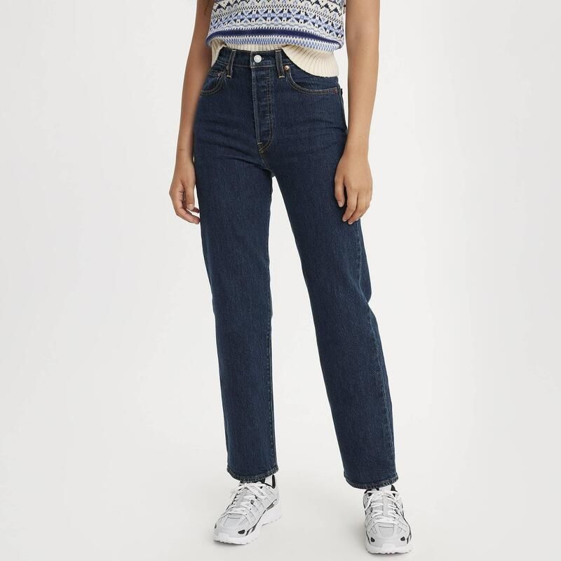 リーバイス レディース ボトムス デニムパンツ ジーンズ Levis Ribcage Jeansalsa Drk Stone ストーン