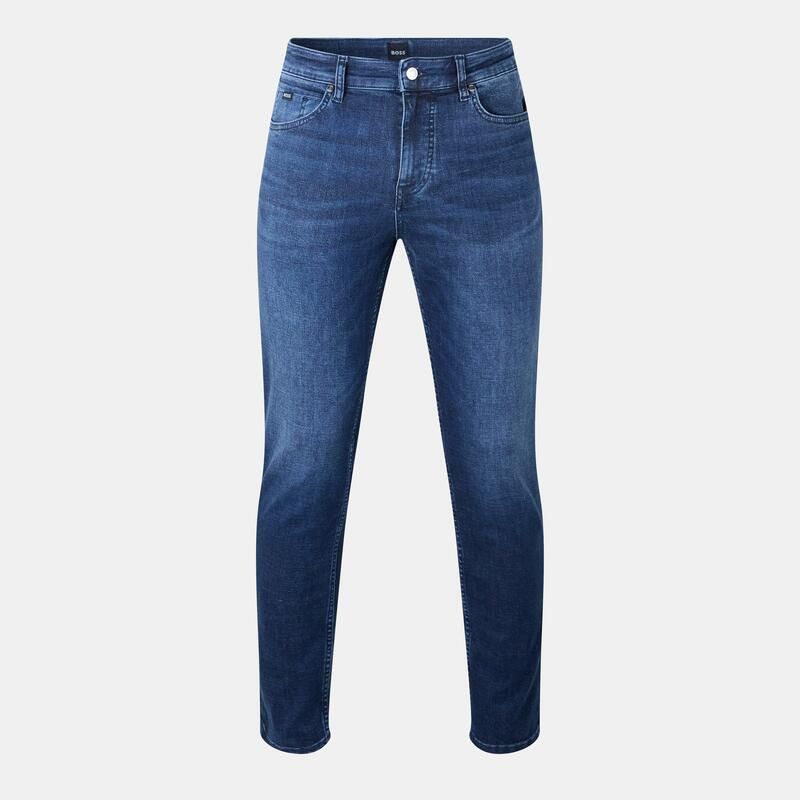 ボス メンズ ボトムス デニムパンツ スリムフィット ジーンズ Boss HReMaine Slim Fit Jeans Bright Blue ブルー