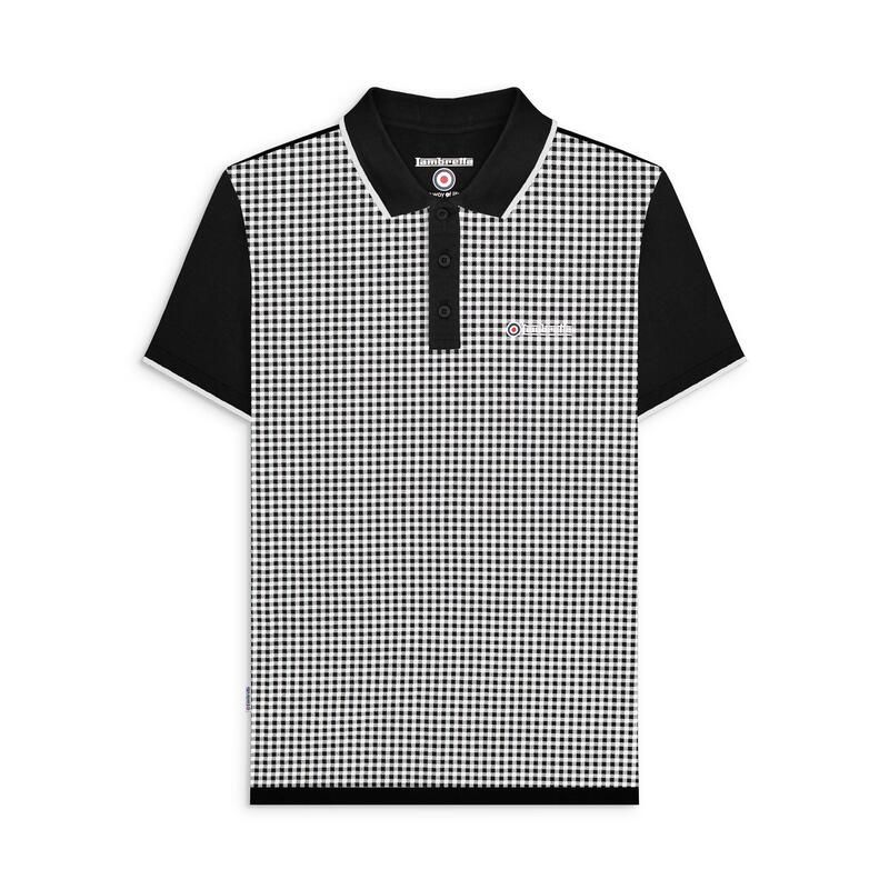 ランブレッタ メンズ トップス ポロシャツ Lambretta Gghm Polo Sn00 Black ブラック