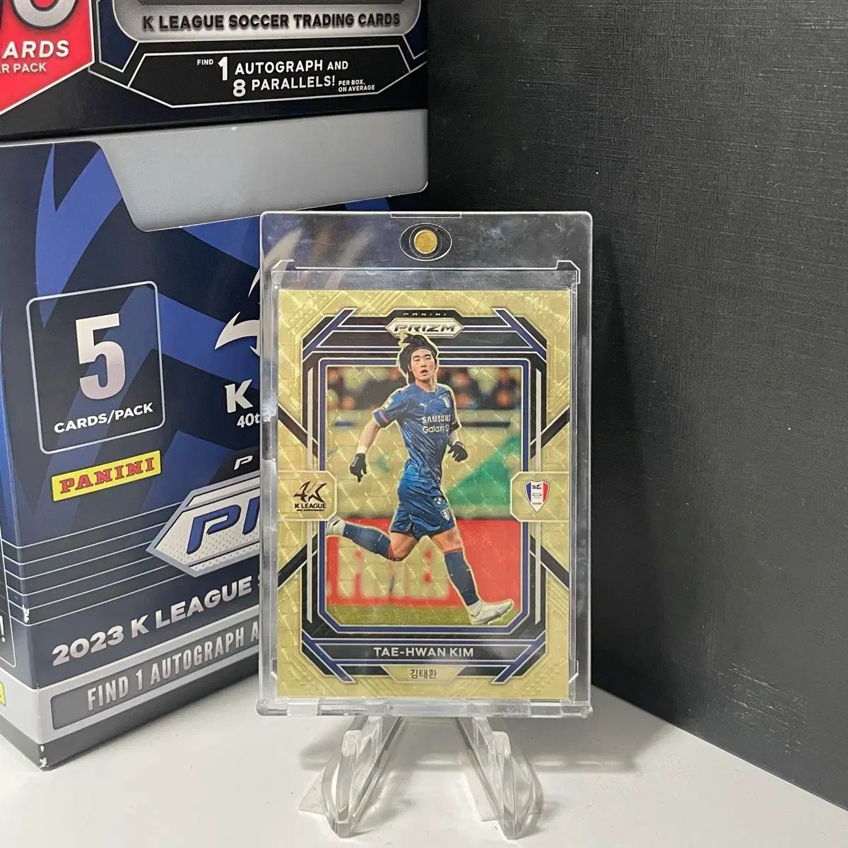 23 Panini Kリーグプリズム 水原三星ブルーウィングス 金 太煥（キム・テファン） GOLD POWER 5枚限定