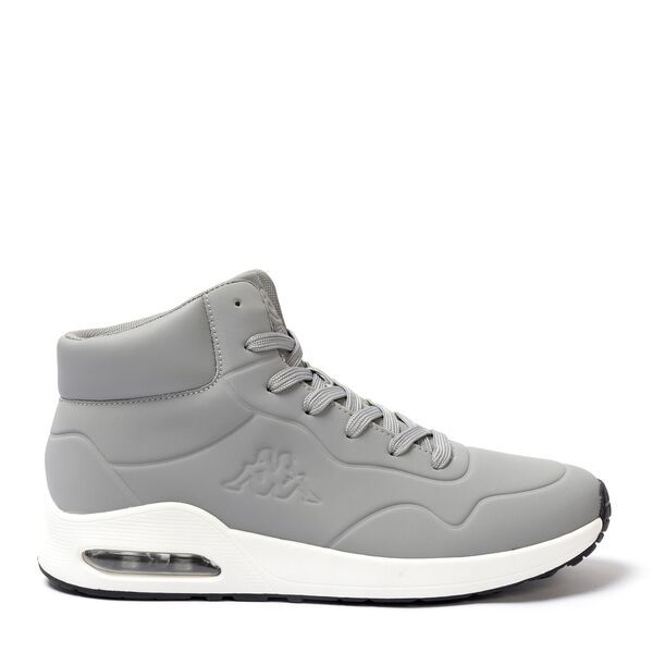 カッパ メンズ シューズ スニーカー Kappa Bolla Mid Men Trainers GreyWhite ホワイト