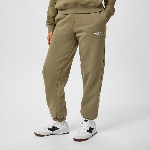 ジャック ウィルス レディース ボトムス カジュアルパンツ ジョガーパンツ Jack Wills Bayton Relaxed Joggers Light Khai