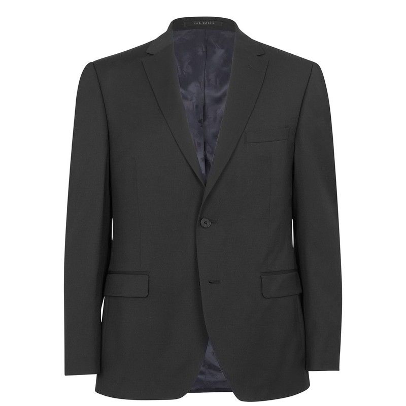 テッドベーカー メンズ アウター ジャケット・ブルゾン スリムフィット ジャケット Ted Baker Slim Fit Dundejs Suit Jacket Black ブラック
