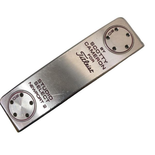 【中古】 タイトリスト SCOTTY CAMERON STUDIO SELECT NEWPORT 2 33インチ(20g) パター PT スチール (フレックスその他) メンズ 男性用 右利き 右用 Cランク ゴルフクラブ