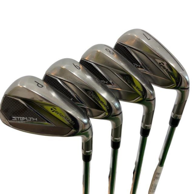 【中古】 テーラーメイド STEALTH 5S アイアンセット IR 純正特注シャフト (フレックスS) メンズ 男性用 右利き 右用 Cランク ゴルフクラブ