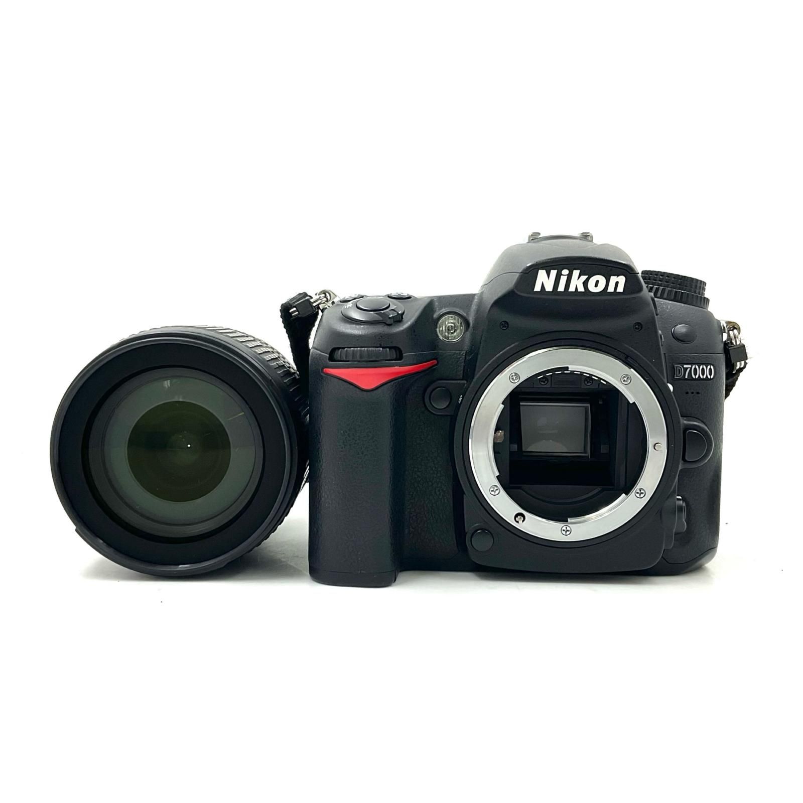 【全額返金保証】【最速発送】Nikon デジタル一眼 D7000 18-105 VR レンズキット ブラック 動作確認済
