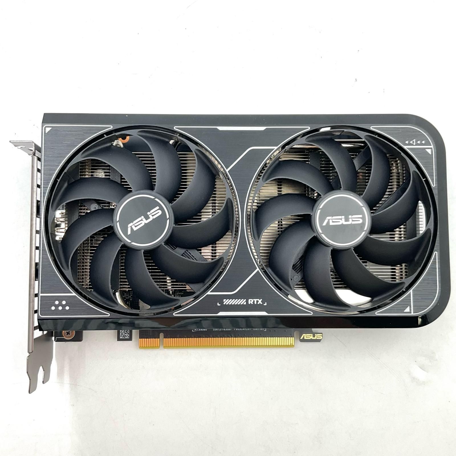【全額返金保証】【最速発送】ASUS グラフィックボード DUAL-RTX4060-O8G-V2 美品 動作確認済